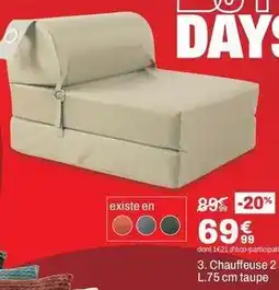 BUT Chauffeuse 2 in 1 offre