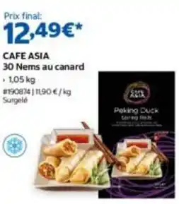 Costco Canard - cafe asia 30 nems au offre