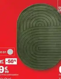 BUT Tapis oval 160x230 cm offre