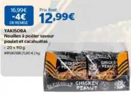 Costco Nouilles à poêler saveur poulet et cacahuètes offre