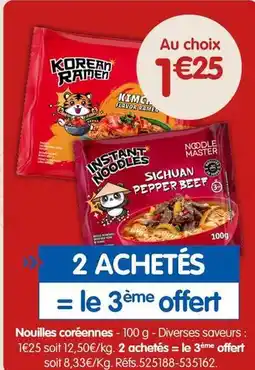 b&m Nouilles coréennes offre