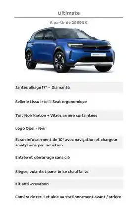 Opel Opel - ultimate offre