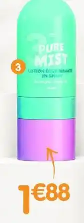 b&m Pure mist lotion equili offre