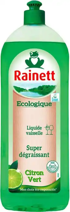 Match Rainett sur la gamme liquide vaiselle offre