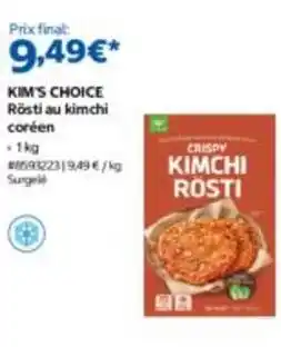 Costco Rôsti au kimchi coren offre