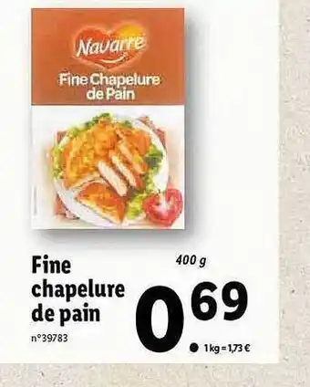 Fine Chapelure De Pain