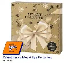Action SPA exclusives Calendrier de l'Avent offre