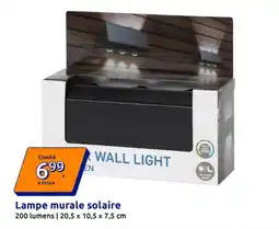 Action Lampe murale solaire offre