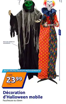 Action Faucheuse ou clown offre