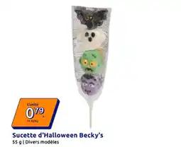 Action Becky's Sucette d'Halloween offre