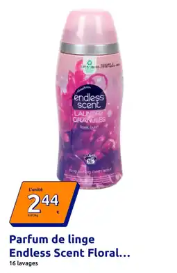 Action Endless Scent Parfum de linge Floral burst offre