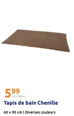 Action Tapis de bain Chenille offre