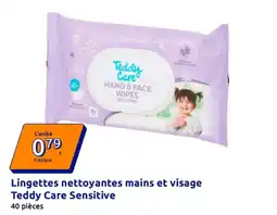 Action Teddy Care Lingettes nettoyantes mains et visage offre