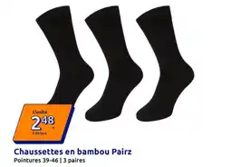 Action Pairz Chaussettes en bambou offre