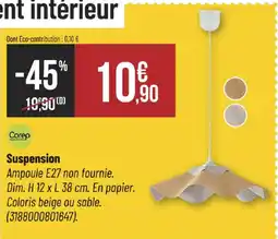 Bricorama Corep Suspension offre