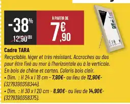 Bricorama Cadre TARA offre