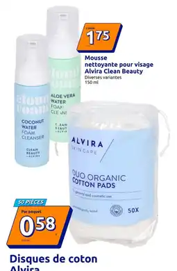 Action Alvira Mousse nettoyante pour visage offre