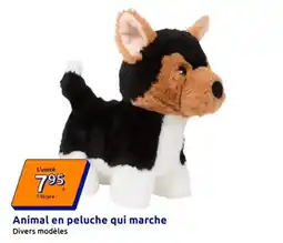 Action Animal en peluche qui marche offre