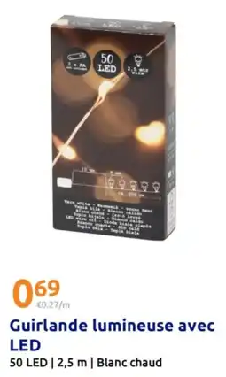 Action Guirlande lumineuse avec LED offre
