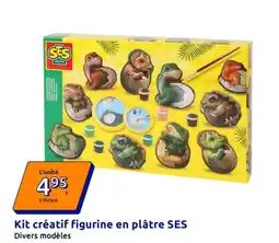 Action SES Kit créatif figurine en plâtre offre