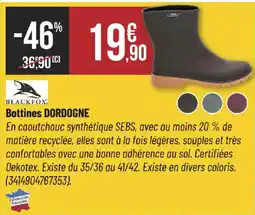 Bricorama BLACKFOX Bottines DORDOGNE offre