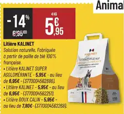 Bricorama KALINET Litière offre