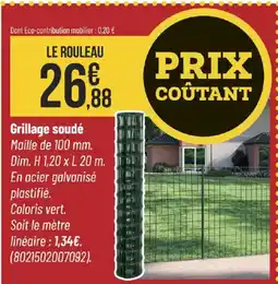 Bricorama Grillage soudé offre