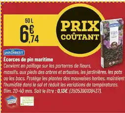 Bricorama Jardibest écorces de pin maritime offre