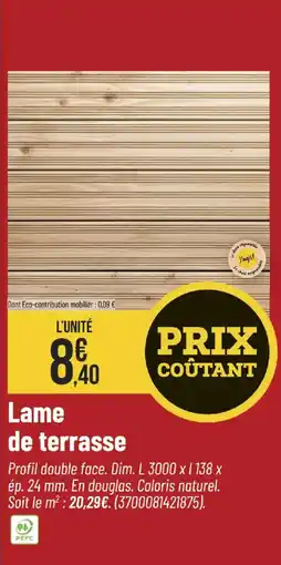 Bricorama Lame de terrasse offre