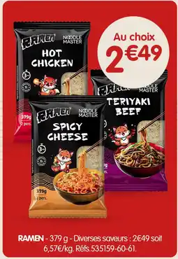 b&m Noodle master ramen offre