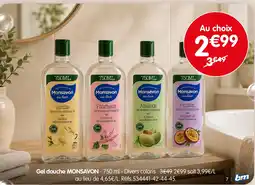 b&m Monsavon gel douche offre