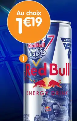 b&m Red bull boisson offre