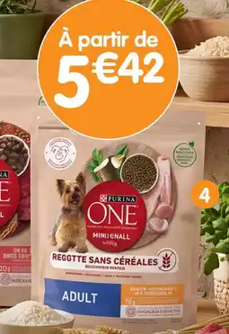 b&m Purina one croquettes pour chien recette sans céréales offre