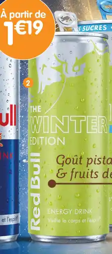b&m Red bull boisson winter offre