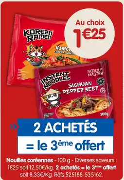 b&m Noodle master nouilles coréennes offre