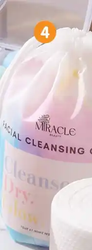 b&m Miracle beauty rouleau lingettes sèches visage offre