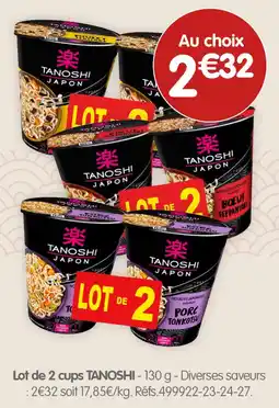 b&m Tanoshi lot de 2 cups offre