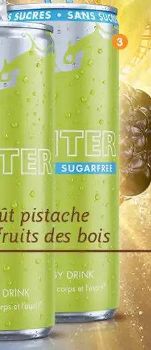 b&m Red bull boisson winter sans sucres offre