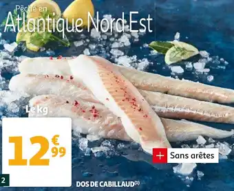 Auchan Dos de cabillaud offre