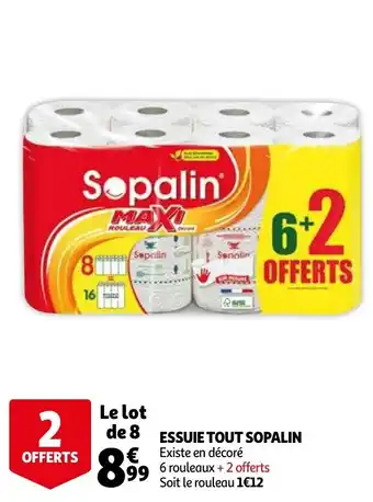 Auchan Essuie tout sopalin offre