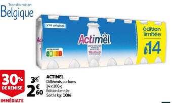 Auchan Actimel offre
