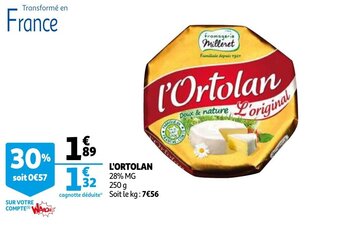 Auchan L'ortolan offre