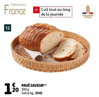 Auchan Pavé saveur offre