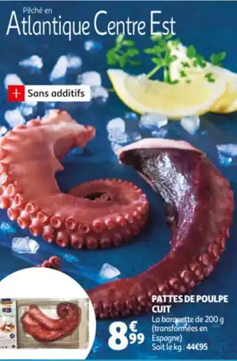 Auchan Pattes de poulpe cuit offre