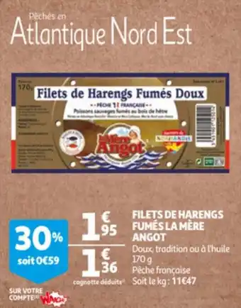 Auchan Filets de harengs fumés la mère angot offre