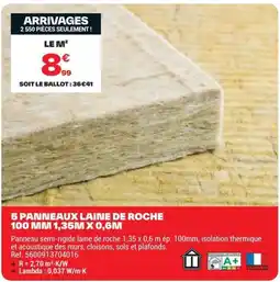 Brico Dépôt Laine de roche offre