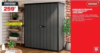 KETER Armoire extérieure "Cortina Alto"