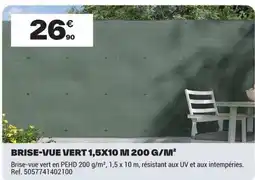 Brico Dépôt BRISE-VUE VERT offre