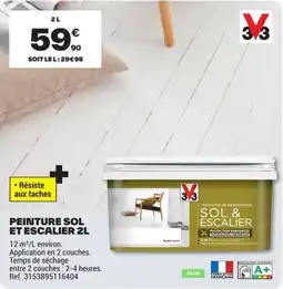 Brico Dépôt 33 PEINTURE SOL ET ESCALIER offre