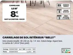 Brico Dépôt CARRELAGE DE SOL INTÉRIEUR "NELLY" offre